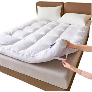Unbranded (White, Small Double (122 x 190cm)) Mattress Toppers 4 Inch Thick, Mattress Topp Unbranded (White, Small Double (122 x 190cm)) Mattress Toppers 4 Inch Thick, Mattress Topp