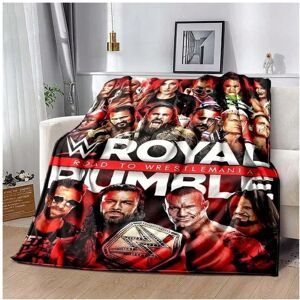 TEUEN (8, 150x125CM50x60inch) Wrestling Entertainment WWE Printed Comfortable Soft Bla TEUEN (8, 150x125CM50x60inch) Wrestling Entertainment WWE Printed Comfortable Soft Bla
