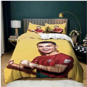 Gaatpot (6, 230x220cm 3pcs) 3 Piece Duvet Cover Ronaldo CR7 Football Printed Bedding Set Gaatpot (6, 230x220cm 3pcs) 3 Piece Duvet Cover Ronaldo CR7 Football Printed Bedding Set