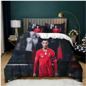 Gaatpot (4, 135x200cm 2pcs) 3 Piece Duvet Cover Ronaldo CR7 Football Printed Bedding Set Gaatpot (4, 135x200cm 2pcs) 3 Piece Duvet Cover Ronaldo CR7 Football Printed Bedding Set