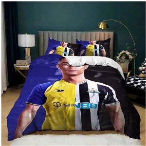 Gaatpot (2, 260X220cm 3pcs) 3 Piece Duvet Cover Ronaldo CR7 Football Printed Bedding Set Gaatpot (2, 260X220cm 3pcs) 3 Piece Duvet Cover Ronaldo CR7 Football Printed Bedding Set