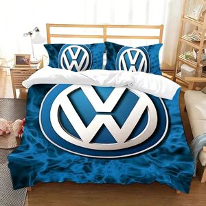 ETECHMART (4, 180x210cm 3pcs) Duvet Cover Pillowcase Bedding Set V-VolkswagenS Adult Boy G ETECHMART (4, 180x210cm 3pcs) Duvet Cover Pillowcase Bedding Set V-VolkswagenS Adult Boy G