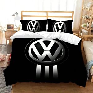 ETECHMART (6, 210x210cm 3pcs) Duvet Cover Pillowcase Bedding Set V-VolkswagenS Adult Boy G ETECHMART (6, 210x210cm 3pcs) Duvet Cover Pillowcase Bedding Set V-VolkswagenS Adult Boy G