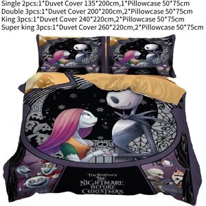 Unbranded (Style A, Double) The Nightmare Before Christmas Duvet Quilt Cover Bedding Singl Unbranded (Style A, Double) The Nightmare Before Christmas Duvet Quilt Cover Bedding Singl