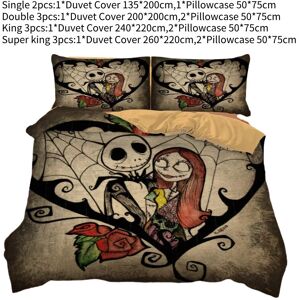 Unbranded (Style B, Super King) Before Nightmare The Christmas Duvet Quilt Cover Bedding S Unbranded (Style B, Super King) Before Nightmare The Christmas Duvet Quilt Cover Bedding S