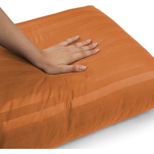 Moonlight Bedding Limited (Rust, Pillow Case Pair) 2 Stripe Fitted Sheets Set - Extra Deep 40cm - Super So Moonlight Bedding Limited (Rust, Pillow Case Pair) 2 Stripe Fitted Sheets Set - Extra Deep 40cm - Super So