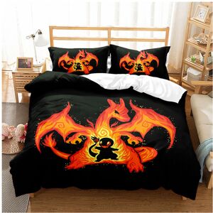 Gaatpot (p14, 135*200) Pikachu Duvet Cover Set Digital Print Bedding Set Three Piece Duv Gaatpot (p14, 135*200) Pikachu Duvet Cover Set Digital Print Bedding Set Three Piece Duv