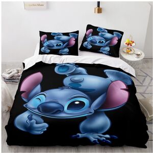 Gaatpot (Stitch -9, 260*220) Stitch Collection Digital Print 3-Piece Flannel Bedding Set Gaatpot (Stitch -9, 260*220) Stitch Collection Digital Print 3-Piece Flannel Bedding Set