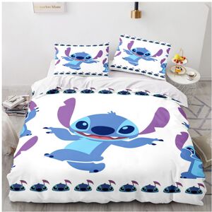 Gaatpot (Stitch -2, 260*220) Stitch Collection Digital Print 3-Piece Flannel Bedding Set Gaatpot (Stitch -2, 260*220) Stitch Collection Digital Print 3-Piece Flannel Bedding Set