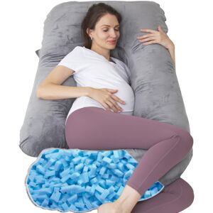 TaiBest U Shaped Full Body Pregnancy Pillow with Removable Cover for Maternity W TaiBest U Shaped Full Body Pregnancy Pillow with Removable Cover for Maternity W