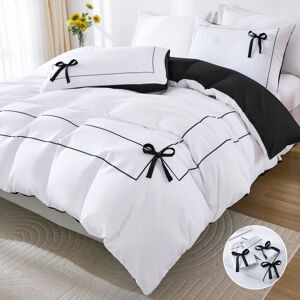 GINTOOYUN (Black And White Color, single(135cm*200cm)) 3pcs January 85G Chemical Fiber Pol GINTOOYUN (Black And White Color, single(135cm*200cm)) 3pcs January 85G Chemical Fiber Pol