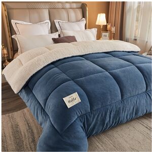 YEEPANO (Blue, 203cm*229cm) New 1pc High Quality Three-layer Warm Comforter Autumn And W YEEPANO (Blue, 203cm*229cm) New 1pc High Quality Three-layer Warm Comforter Autumn And W