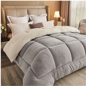 YEEPANO (grey, 173cm*224cm) New 1pc High Quality Three-layer Warm Comforter Autumn And W YEEPANO (grey, 173cm*224cm) New 1pc High Quality Three-layer Warm Comforter Autumn And W