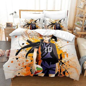 Kikidex (AU single 140x210cm, One size) H6 Anime Haikyuu!! 3d Printed Bedding Set Duvet Kikidex (AU single 140x210cm, One size) H6 Anime Haikyuu!! 3d Printed Bedding Set Duvet