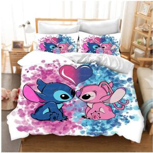 Gaatpot (30, 135*200) Stitch 3D digital printed quilt cover and bed sheet three-piece be Gaatpot (30, 135*200) Stitch 3D digital printed quilt cover and bed sheet three-piece be