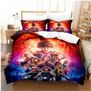 Gaatpot (RH-00005, 135*200cm two-piece set) Stranger Things three-piece 3D digital print Gaatpot (RH-00005, 135*200cm two-piece set) Stranger Things three-piece 3D digital print