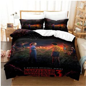 Gaatpot (RH-0001, 260*220cm three-piece set) Stranger Things three-piece 3D digital prin Gaatpot (RH-0001, 260*220cm three-piece set) Stranger Things three-piece 3D digital prin