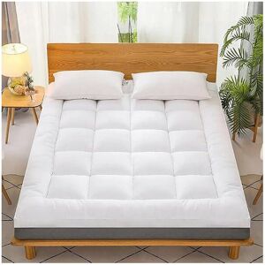 Unbranded (Double) Premium Hotel-Grade Mattress Topper – 10cm Extra-Deep, Quilted Design w Unbranded (Double) Premium Hotel-Grade Mattress Topper – 10cm Extra-Deep, Quilted Design w