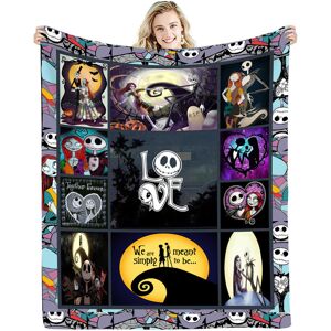 Gaatpot (7, 75*100) Christmas Halloween Skull Jack Flannel Blanket Gaatpot (7, 75*100) Christmas Halloween Skull Jack Flannel Blanket