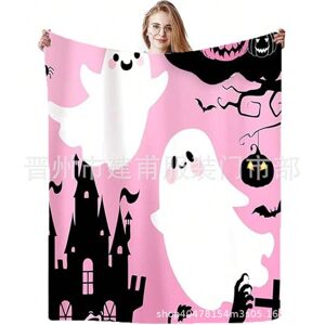 Gaatpot (MTOU14, 70X100cm (flannel)) Pink Halloween Blanket Pink Halloween Flannel Blank Gaatpot (MTOU14, 70X100cm (flannel)) Pink Halloween Blanket Pink Halloween Flannel Blank