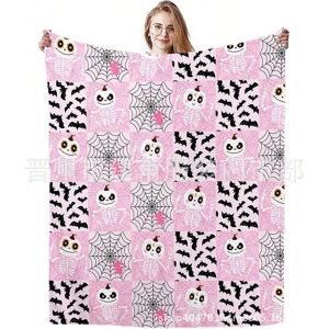 Gaatpot (MTOU33, 70X100cm (flannel)) Pink Halloween Blanket Pink Halloween Flannel Blank Gaatpot (MTOU33, 70X100cm (flannel)) Pink Halloween Blanket Pink Halloween Flannel Blank
