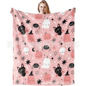 Gaatpot (MTOU39, 70X100cm (flannel)) Pink Halloween Blanket Pink Halloween Flannel Blank Gaatpot (MTOU39, 70X100cm (flannel)) Pink Halloween Blanket Pink Halloween Flannel Blank