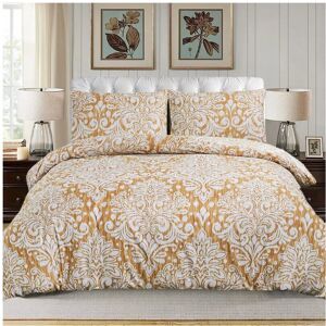 Unbranded (Royal Damask Grey Duvet Quilt, King) 100% Rich Cotton Duvet Quilt Cover Bedding Unbranded (Royal Damask Grey Duvet Quilt, King) 100% Rich Cotton Duvet Quilt Cover Bedding