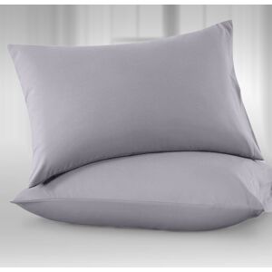 Imperial Rooms (Plain Dyed Pillowcase Grey 2 Pack) Reversible Duvet Quilt Covers Grey Bedding S Imperial Rooms (Plain Dyed Pillowcase Grey 2 Pack) Reversible Duvet Quilt Covers Grey Bedding S