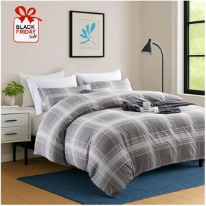 Imperial Rooms (Super King) Reversible Duvet Quilt Covers Grey Bedding Set UK Imperial Rooms (Super King) Reversible Duvet Quilt Covers Grey Bedding Set UK