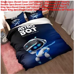 Unbranded (Style F, Double(200x200cm)) Astro Cartoon Bot Bedding Duvet Cover Pillow Case S Unbranded (Style F, Double(200x200cm)) Astro Cartoon Bot Bedding Duvet Cover Pillow Case S