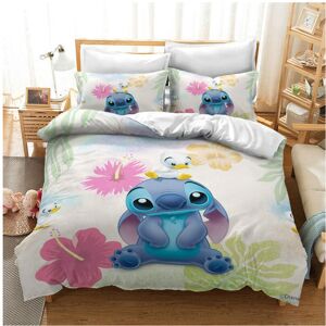 Unbranded (Flower, EU-King(3pcs):240x220cm) Lilo Bedding Stitch Set Kids 3d Stitch Duvet C Unbranded (Flower, EU-King(3pcs):240x220cm) Lilo Bedding Stitch Set Kids 3d Stitch Duvet C