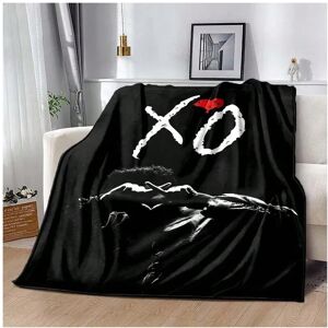 TEUEN (14, 100x130CM40x50inch) The Weeknd Plush Flannel Blanket Manta for The Singer T TEUEN (14, 100x130CM40x50inch) The Weeknd Plush Flannel Blanket Manta for The Singer T