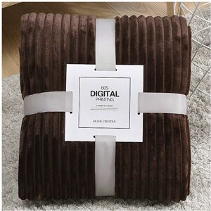 Unbranded (Coffee) Flannel Blanket Fleece Sofa Soft Solid Color Bedspread Plush Bed Cover Unbranded (Coffee) Flannel Blanket Fleece Sofa Soft Solid Color Bedspread Plush Bed Cover
