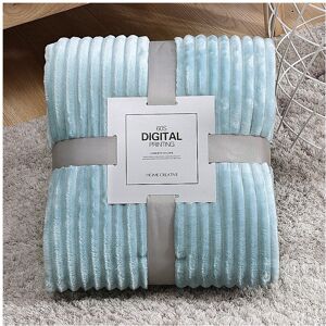 Unbranded (Light Blue) Flannel Blanket Fleece Sofa Soft Solid Color Bedspread Plush Bed Co Unbranded (Light Blue) Flannel Blanket Fleece Sofa Soft Solid Color Bedspread Plush Bed Co