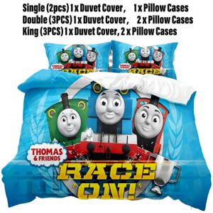 Unbranded (Style A, Double (3PCS)) Paw Thomas Bedding Single Double Duvet Cover Set Pillow Unbranded (Style A, Double (3PCS)) Paw Thomas Bedding Single Double Duvet Cover Set Pillow