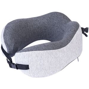 GreenZech (Gray) U-shaped Pillow Travel Office Adjustable Nap Neck Pillow 50D Memory Foam GreenZech (Gray) U-shaped Pillow Travel Office Adjustable Nap Neck Pillow 50D Memory Foam