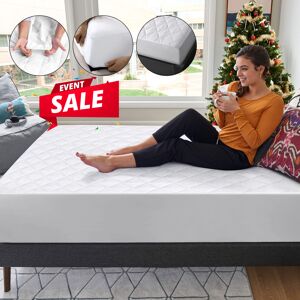 Oxford Homeware (Double) Extra Deep Quilted Mattress Bed Protector Topper Oxford Homeware (Double) Extra Deep Quilted Mattress Bed Protector Topper