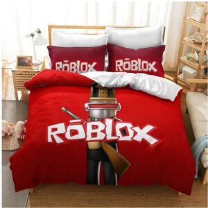 Unbranded (Red, EU-Single(2pcs):135×200cm) Printed 3d Game Roblox Bedding Set Quilt Cover Unbranded (Red, EU-Single(2pcs):135×200cm) Printed 3d Game Roblox Bedding Set Quilt Cover