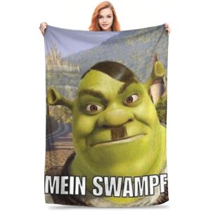 TEUEN (1, 75x100cm 30x40in) Shreks Pun Funny Memes Blanket Velvet Print Breathable Ul TEUEN (1, 75x100cm 30x40in) Shreks Pun Funny Memes Blanket Velvet Print Breathable Ul