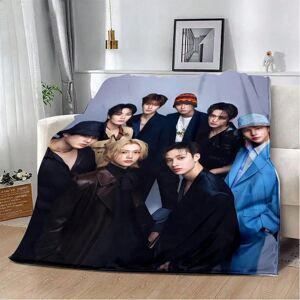 TEUEN (2, 130cmx150cm) New KPOP Boys Stray Kids Printed Blanket Picnic Blankets Warm TEUEN (2, 130cmx150cm) New KPOP Boys Stray Kids Printed Blanket Picnic Blankets Warm