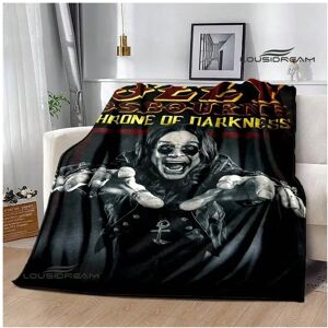 TEUEN (20, 150x220CM60x88inch) Ozzy osbourne retro personality blanket warm beautiful TEUEN (20, 150x220CM60x88inch) Ozzy osbourne retro personality blanket warm beautiful