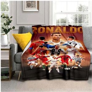 TEUEN (22, 75x90CM30x35inch) Cristiano R-Ronaldo CR7 Pattern Flannel Throw Blanket,Mul TEUEN (22, 75x90CM30x35inch) Cristiano R-Ronaldo CR7 Pattern Flannel Throw Blanket,Mul