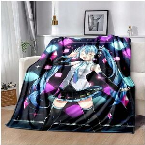 TEUEN (51, 150x180CM60x72inch) Anime Vocaloid Girl Blanket Kawaii Miku Lightweight Sof TEUEN (51, 150x180CM60x72inch) Anime Vocaloid Girl Blanket Kawaii Miku Lightweight Sof