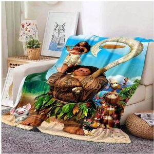 TEUEN (Style G, 100X130CM) 1PC Anime Moana Printed Blanket Children Adult Blanket Soft TEUEN (Style G, 100X130CM) 1PC Anime Moana Printed Blanket Children Adult Blanket Soft