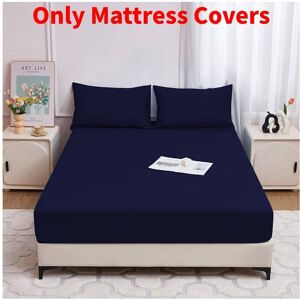 Unbranded (Dark Blue, 135x190x30cm) Mattress Durable Waterproof Protector Modern Design Ho Unbranded (Dark Blue, 135x190x30cm) Mattress Durable Waterproof Protector Modern Design Ho