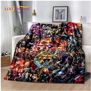 TEUEN (2, 130x150cm) Superhero Marvel Avengers Spider Man Cartoon Soft Flannel Blanket TEUEN (2, 130x150cm) Superhero Marvel Avengers Spider Man Cartoon Soft Flannel Blanket