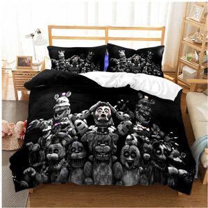 Unbranded (BlackWhite, EU-Double(3pcs):200×200cm) Five At Nights Freddys 3d Cartoon Luxury Unbranded (BlackWhite, EU-Double(3pcs):200×200cm) Five At Nights Freddys 3d Cartoon Luxury