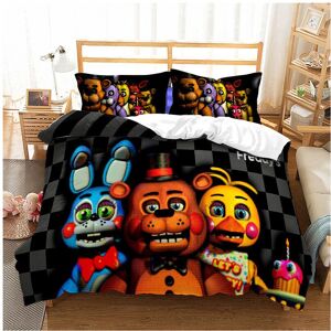 Unbranded (Brown, EU-Single(2pcs):135×200cm) Five At Nights Freddys 3d Cartoon Luxury Bedd Unbranded (Brown, EU-Single(2pcs):135×200cm) Five At Nights Freddys 3d Cartoon Luxury Bedd
