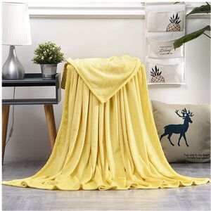 Unbranded (Yellow, 150X200cm-XLarge Size) 22 Colors Solid Sumptuous Light Winter Flannel P Unbranded (Yellow, 150X200cm-XLarge Size) 22 Colors Solid Sumptuous Light Winter Flannel P