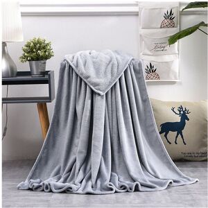 Unbranded (Gray, 120X200cm-Large Size) 22 Colors Solid Sumptuous Light Winter Flannel Plus Unbranded (Gray, 120X200cm-Large Size) 22 Colors Solid Sumptuous Light Winter Flannel Plus